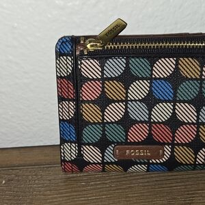 Fossil Multicolor Patterned Wallet
